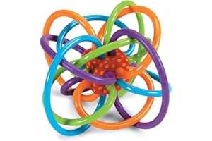 Manhattan Toy Winkel Sonaglio e massaggiagengive sensoriale, in Plastica, Multicolore