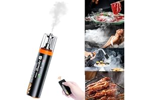 LENSGO Smoke S Smoke Machine 30W with Remote Control Portable Hand-held Fog Machine for Photography Nightclub Wedding Party DJ Halloween(Black)