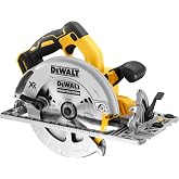 DEWALT XR 18V Brushless Circular Saw with 184mm Blade, 58mm Cut, LED and TSTAK Case, DCS572NT-XJ