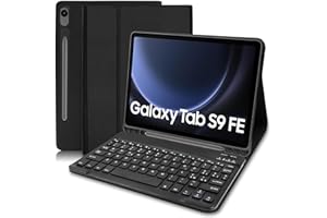 COEZFE Custodia con Tastiera per Samsung Galaxy Tab S10 FE 10.9" 2025/ S9 FE 10.9” 2023, Italiano QWERTY Tastiera Bluetooth Magnetica, Custodia Tastiera per Samsung Galaxy Tab S9 11"/S9FE/S10 FE, Nero