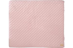 roba Materassino Fasciatoio per Neonati, roba Style, 85 x 75 cm, Impermeabile, Microfibra Trapuntata, Morbido e Imbottito, Rosa