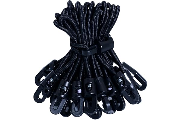 YUNSHANGHE 25 gummiband med krok, 15 cm expanderande gummi