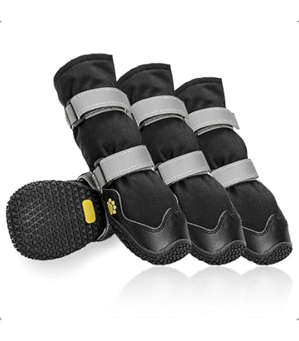 8 Chaussettes Antidérapantes Pour Chien - Réglables, Protection Pattes - Taille Moyenne/Grand - Coton Doux, Semelle Silicone