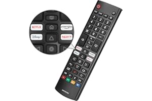 OMAIC Uniwersalny zamiennik pilota do telewizora LG-Smart-TV-Remote, ulepszony pilot do telewizora LG na podczerwień, z Netflix, Prime Video, Disney+, rakuten TV