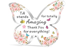 FMCC TA Gifts Teaching Assistant Gifts Thank You Appreciation Gifts for Teacher Acrylic Plaque End Of Term Leaving School Gifts