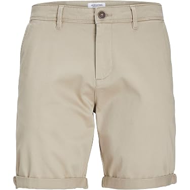 Pantaloncini Corti Uomo In Cotone - Eleganti E Casual, Per Estate E Spiaggia - Vestibilità Regolare - Foto 4