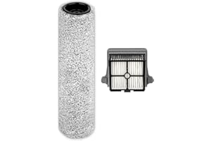 FILTERIST 【Wersja 2, Odłączana】(2 Sztuki) S7 Pro Wałki Szczotkowe i Filtry HEPA Kompatybilne z Odkurzaczem Tineco Floor One S7 Pro, Floor One S6 na Mokro i Sucho (bez uchwytu)