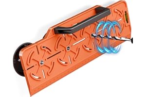 SCALNUVYYH Bohrschablone Steckdose, Steckdosen Schablone mit Wasserwaage, Bohrschablone mit Griff und 30cm Lineal, Elektriker Werkzeug für Trockenbau Unterputzdose Hohlwanddose 71mm Abstand Steckdosenbohrer