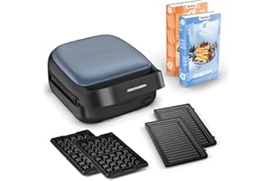 Tefal Snack Collection, Appareil à gaufre et croque-monsieur, 20jeux de plaques disponibles, Recettes sucrées et salées, SW8674F0