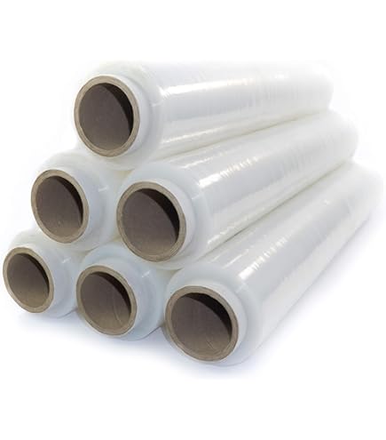 Pellicola Stretch Per Pallet 500mm X 285m - Pellicola Da Imballaggio Manuale Trasparente E Resistente