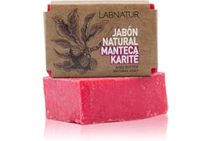 SYS Labnatur Jabón Natural de Karité – Vegano y Artesanal con Manteca de Karité y Oliva – Nutre, Hidrata y Regenera – Protector y Suavizante – Hecho en España – 100g