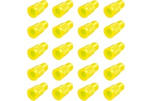 EVOZOOD Yellow Presta Valve Stem Caps Plastic Bike Tire Caps Air Dust Stem Covers-Used on Presta/French Valves for Bicycle, MTB Mountain, Road Bike (20 Pack)