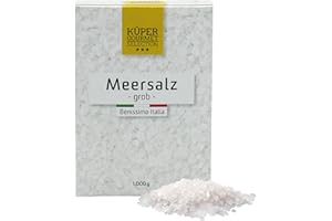 ‎KÜPER SELECTION Küper Selection Sea Salt – 1000 g Coarse Salt for Seasoning and Refining – No Additives or Chemical Aftertreatment