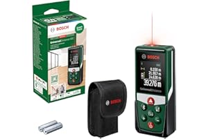 Bosch Home And Garden Dalmierz Laserowy Universaldistance 40 C (Precyzyjny Pomiar Odległości w Zakresie do 40 m, Komunikacja przez Bluetooth, Funkcje Pomiarowe, Opakowanie Kartonowe)