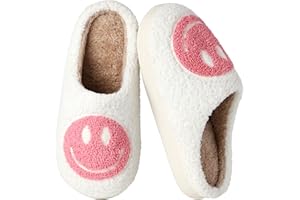 QQSQ Damen Winter Hausschuhe Bequeme Warme Pantoffeln Trendiger Slipper drinnen und draußen