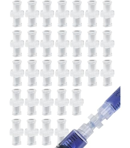 COBETTER 10 Stück PP Luer auf Tri-Klemmverschraubung, 3/4 Zoll TC × Außengewinde, Luer-Lock-Adapter, pharmazeutischer Polypropylen-Adapter