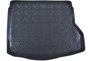 J&J AUTOMOTIVE | Tapis De Coffre sur Mesure pour ClA C117 2013-2019 4P. Berlina Noir Antidérapant Bord Haut Toutes Saisons Adapté Animaux de Compagnie