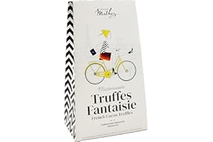 Chocolat Mathez - Truffes chocolat bio 100g - Mademoiselle Chocolat - Étui en carton et sachet fraîcheur recyclables - Idée cadeau