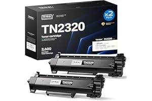 Timink TN2320 Toner Cartridge Compatible with Brother TN 2320 TN2310 TN-2320 for Brother HL-L2365DW HL-L2340DW HL-L2300D HL-L2360DN HL-L2360DW DCP-L2520DW DCP-L2500D MFC-L2700DN MFC-L2720DW (2-Black)