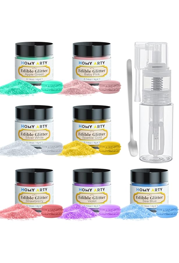 Colorant Alimentaire Paillettes Comestibles - 3 Couleurs Paillettes Alimentaires Pour Gateau, Pour Décorations De Gâteaux, Poudre Cocktail Pour Noël, Halloween, Chocolat, Fondant Chocolat En Poudre