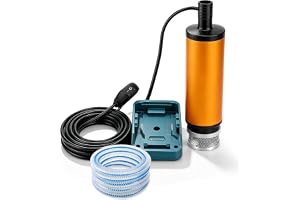 WODHMIEY sladdlös dränkbar pump 30 l/min 5 m, kompatibel med Makita 18 V