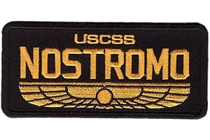 ‎TITAN ONE EUROPE Titan One Europe - Nostromo Tag Ship Crew Alien Cosplay Patch Taktische Stickerei (Schwarz)