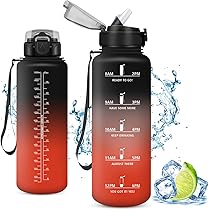 Borraccia Vikaster 500/1000/1500ml - Con Cannuccia, Senza BPA, A Prova Di Perdite, Per Sport E Ufficio - Foto 8