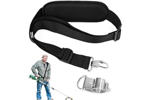Vylyciy Adjustable Shoulder Strap Grass Trimmer, Shoulder Strap for Grass Trimmer, Nylon, Universal Shoulder Strap for Brush Cutter, Brush Cutter Strap for Trimmer, Adjustable 50-90 cm