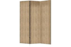 ‎FRAMED CONCEPT framed concept Paravent Raumteiler | Holzrahmen | 135x172 cm, 3-teilig beidseitig, Sichtschutzwand