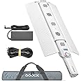 Godox LC1000R 22" 100W LED RGB Light Wand, 15 FX Types, 2500-8500K, APP Control Handheld Photography LED Light Stick for Live Streaming, Vlog, YouTube, Portraits with Barndoor (22" White)