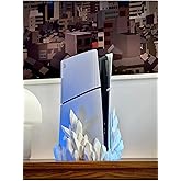 PS5 i&ccedil;in Slım Crystal Stand (CD VERSİYON ile uyumlu) PlayStation 5 ile uyumlu 5 Dikey Stand PS5 i&ccedil;in Stand Disk versiyon, ER4