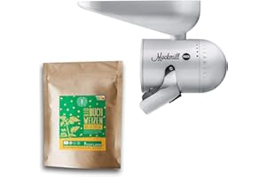 ‎MOCKMILL Mockmill Mahlaufsatz für KitchenAid | frisches Mehl | Made in Germany |+ 2,5 kg Bio Buchweizen
