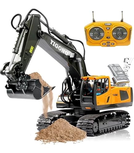 Daji 1:20 Scale New J-C-B Excavator Toy for 6-12 Yr Boys, Best