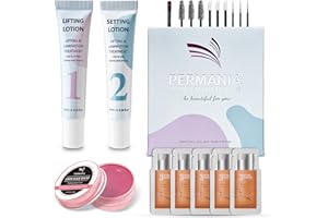 PERMANIA Brow Lamination Kit, Instant DIY Eyebrow Lamination Kit, Achieve Naturally Gorgeous Brows at Home, Gentle Ingredients | Easy to Use for Beginner and Salon (with ESSENCE)