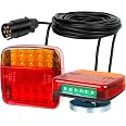 1 Pcs Feux Arrière Pour Remorque LED 12V Feu Arrière Pour Camion Lampe De Frein Eclairage Etanche Universel Pour Voiture Camion Camion Camion Caravane Remorques 91956136