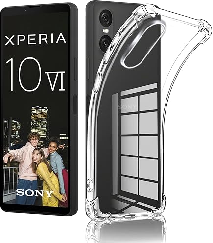 Longstong Hoesje Sony Xperia 10 VI - Metallic Leer Serie CODE, Saffier Blauw, Valbescherming