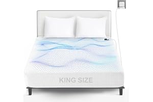 SOSISUL Erdungsmatte mit Erdungsanschlusskabel King Size, All-Inclusive-Erdungsmatten DE, Magnetfeldmatte mit 10% Silberfaser & 90%, Leitfähige Erdungsmatte für Besseren Schlaf (King 153 x 203 x 30 cm)