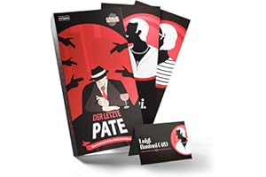 CRIMECASES Krimidinner für 4-6 Spieler: Der letzte Pate | Das schaurig-heitere Mafia Krimi Dinner für 4 bis 6 Personen | Mörderische Dinnerparty ab 14 Jahren
