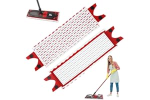 NEIVEINO 2 Stück für Vileda Ultramax XL Bodenwischer Ersatzbezug Set,51x14cm für Vileda Ultramat XL Wischmopp Mikrofaser Ersatzbezug, Extrabreiter Wischmopp Wischbezug, für Flecken Entfernen, Boden Reinigen