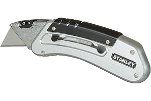 STANLEY Sliding Pocket Knife, Reliable & Durable, For Quick and Easy Cutting & Trimming, ‎0-10-810