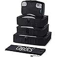 Ceptics Nylon Travel Organiser Set Of 5 Packing Cubes For Travel - Travel Accessories For Men And Women - Organizer Bag For Clothes And Toiletry Travelling Essentials For Bags - Grey