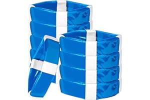 SOSALUK 10 Pcs Ricarica Mangiapannolini Compatibile con Tutti Tipi di Ricariche, Sacchetti Profumati Blocca Odori con 7 Strati Protettivi BLU