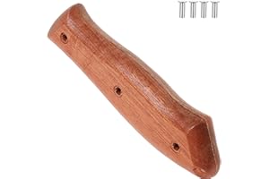 UPKOCH 2 Piezas Mango De Cortador De Chef Mango De Cortador De Madera Agarre Antideslizante Mangos De Cuchillos Mangos De Cor