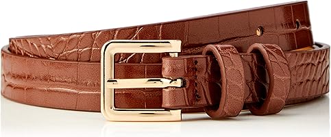 Marca Amazon - Hikaro Cinturón Mujer, Pack de 2