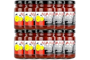 Schlump-Chili AUA AUA® XL Original Habanero Chili Paste mit Ingwer im Zehnerpack (10 x 90g)