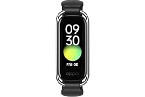 OPPO Band style - Bracelet Connecté - Trackers d'Activité 12 Modes Sportifs - Bracelet Sport Unisexe - Suivi du Sommeil - 12 Jours d'Autonomie - Mesure Cardiaque et Oxymètre 24h/24 - Noir [version FR]
