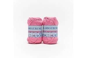 B.B.B. Filati - Amigurumi - Gomitolo filato puro cotone morbidissimo adatto per creare bambole e pupazzi lavabile in lavatrice per Ferri/Uncinetto: 3-4 Rosa 103 2pz 100 gr