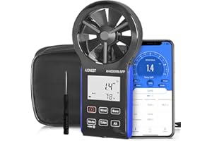 AIOMEST US-AI-6000WM-APP Anemometro Misuratore di velocità del vento con APP