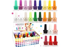 Beauty4Britain Set di Smalti Per Unghie Diversi Colori Brillanti, Pacco Regalo (Set B)