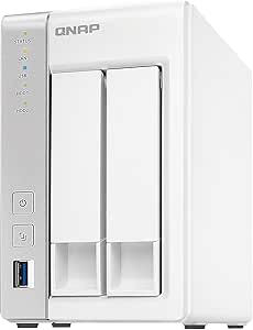 QNAP TS-231P 6TB 2 Bay NAS Solution | Installed with 2 x 3TB Western Digital Red Drives